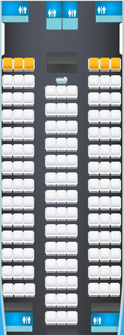 紐西蘭航空豪華經濟艙座次表