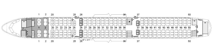 EVA AIR A321 SEAT MAP