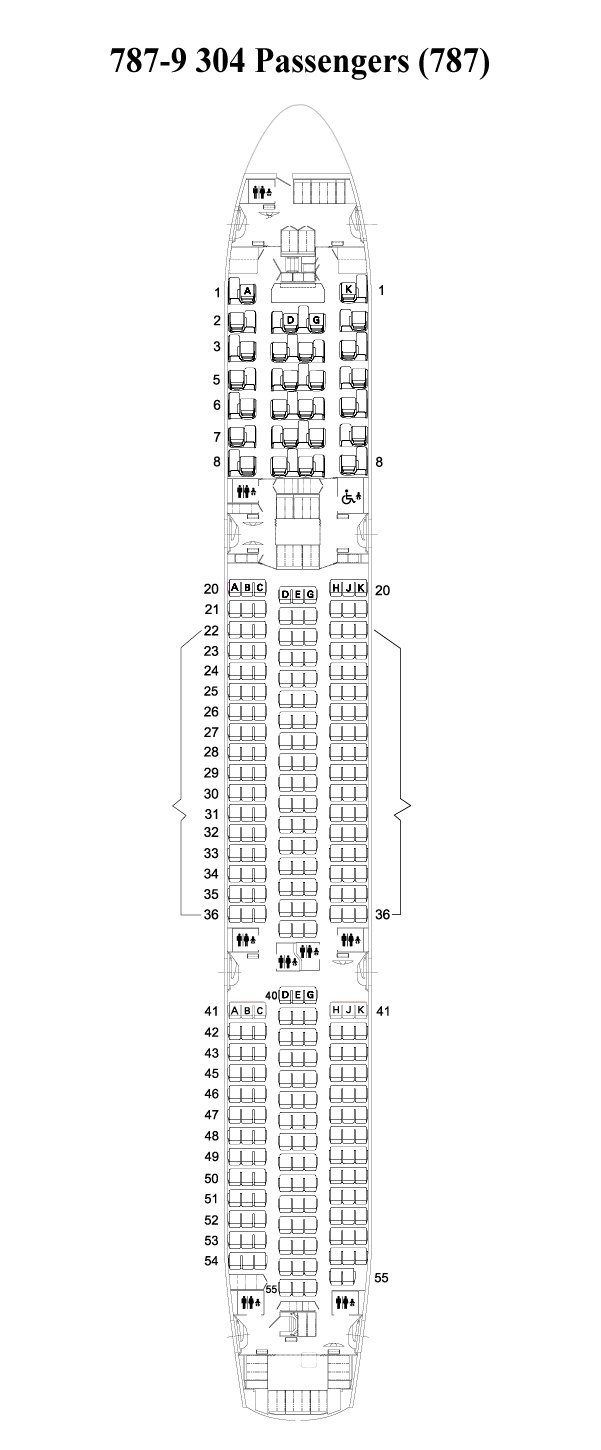 長榮波音787座位圖